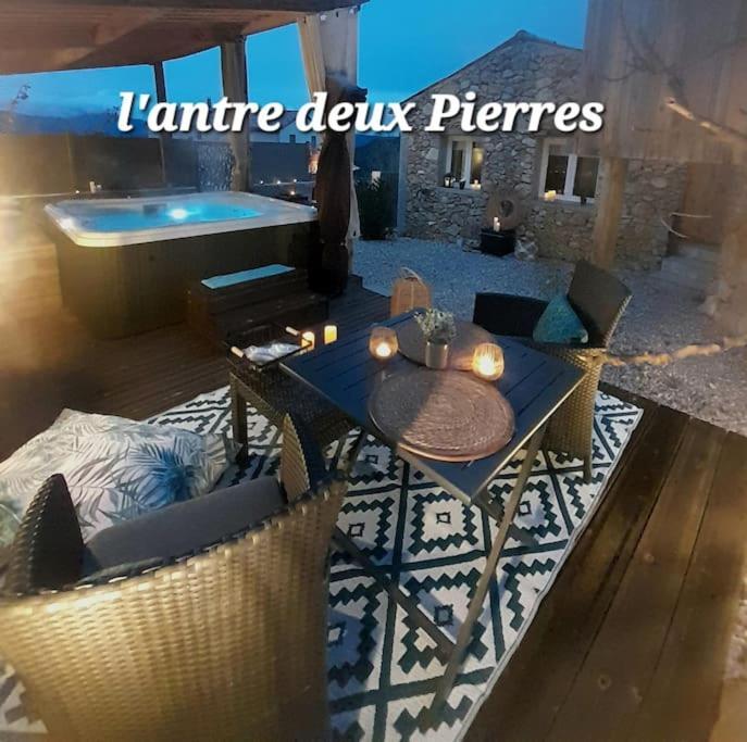 L'Antre Deux Pierres, Romantisme, Jacuzzi Exterieur, Plateau Dinatoire Bouyon Екстериор снимка